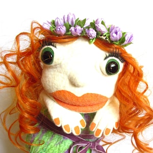 Marionette Muppet hand puppet Theatre Fairy Anime Pretty girl Scary Whimsical Professional Mouth Master 3d Stop motion Doorway Ventriloquist
