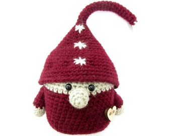 Gnome christmas Scandinavian Nordic Figurine Swedish gnomes Elf Crochet Amigurumi Plush Stuffed Holiday Winter decoration