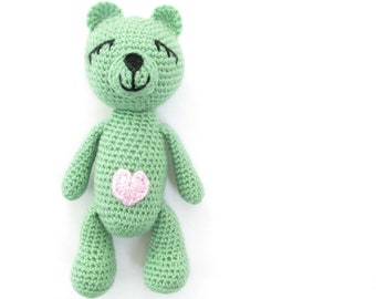 Artist teddy bear Amigurumi Mini Crochet