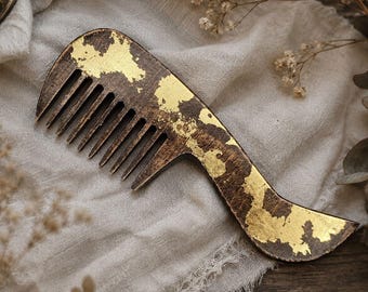 Haarkamm aus Holz - Naturholz Haarkamm, Haar Accessoire Geschenk für sie