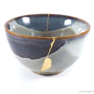 Kintsukuroi Watermelon Pot Zero Waste Sustainable Art Pink and Green 18KT Gold Kintsugi Repaired Ceramic Pot Zen Art Wabi Sabi