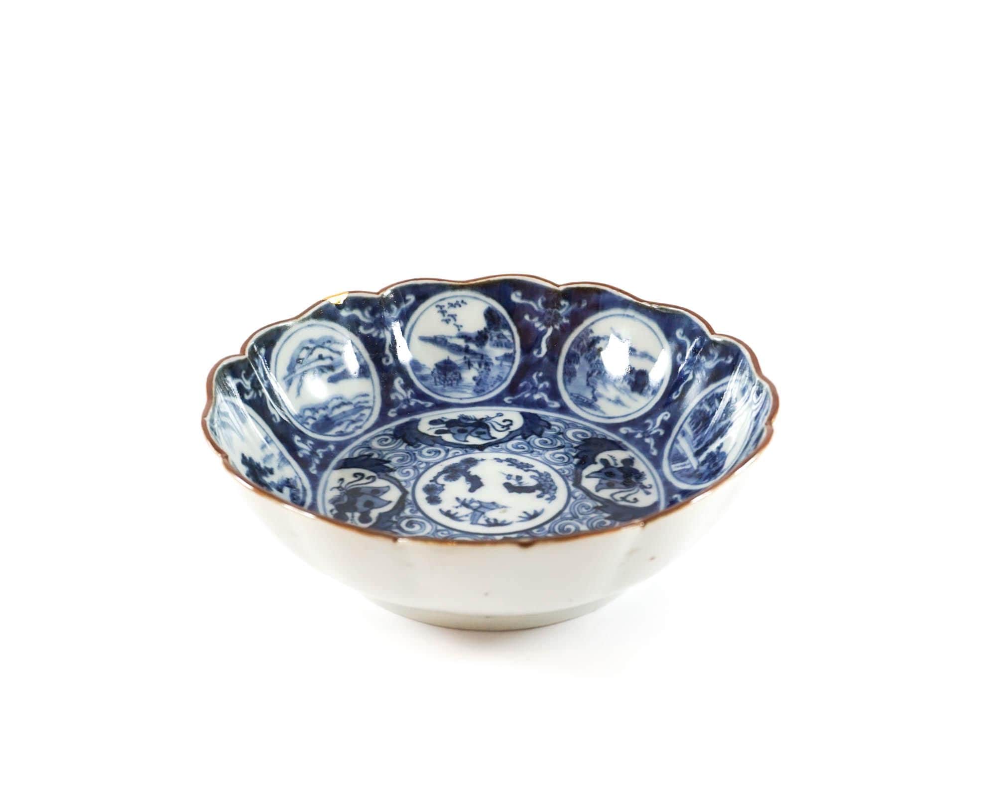 Lot 6 Assiettes Tagemouati De Fès - 20 Cm - Porcelaine Kintsugi & Zellige - Maroc