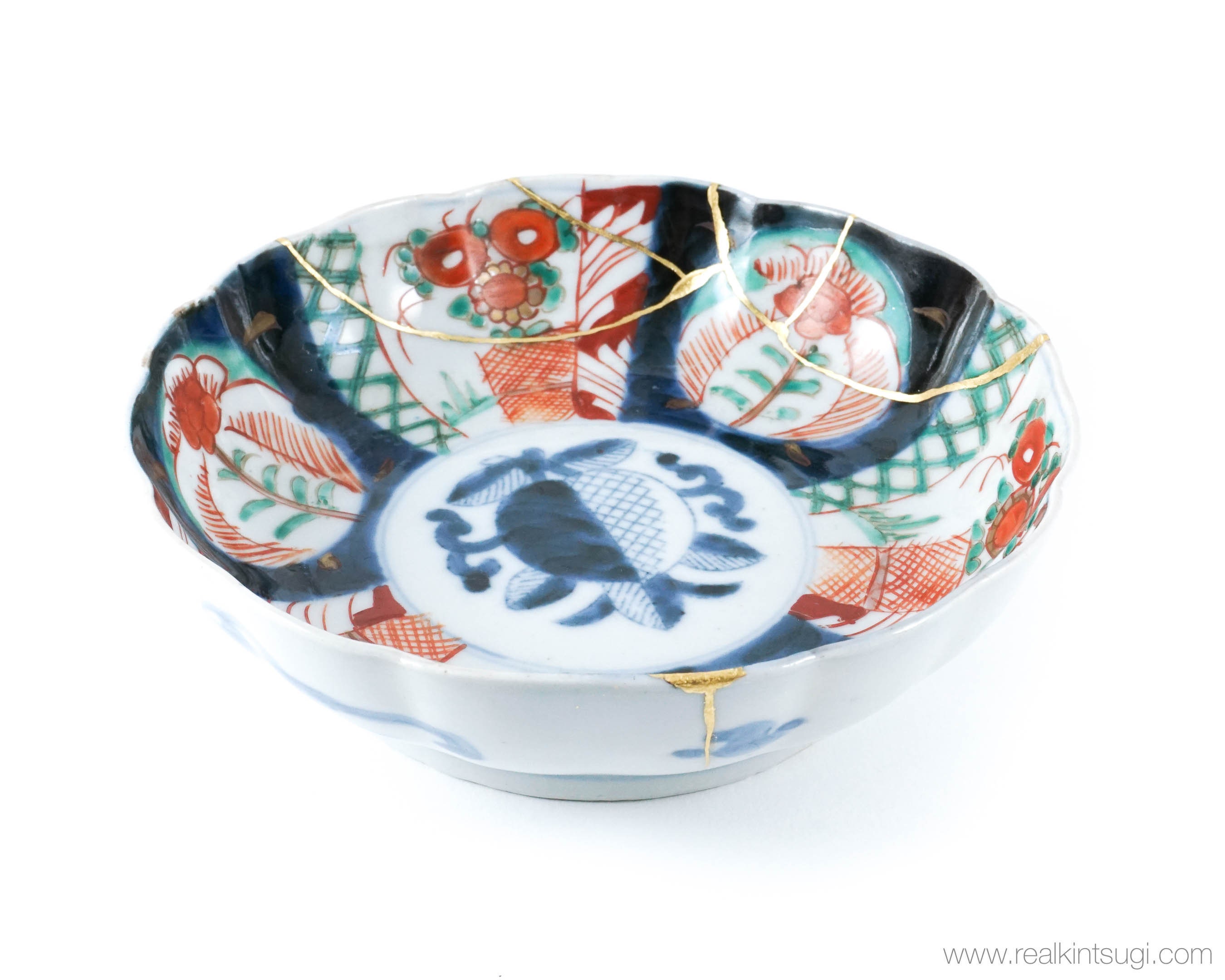 Kintsugi Bowl Ancient Japanese Imari Kintsukuroi Restoration - Etsy