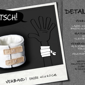 Vendaje * Maletín de médico * Accesorios para mini maletín de médico * Vendaje de juego
