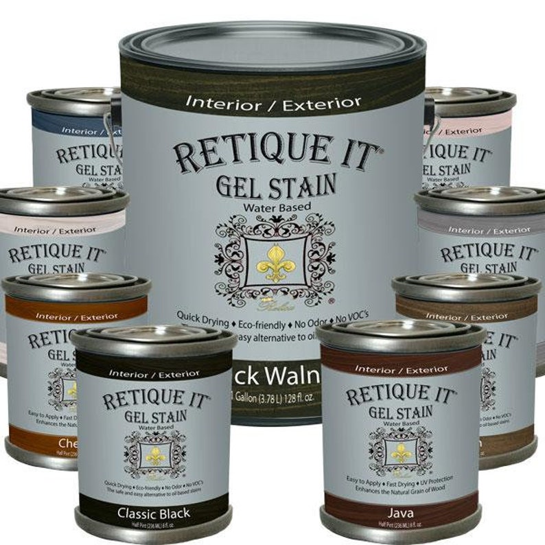 RETIQUE IT Water Based Gel Stain 8oz Etsy
