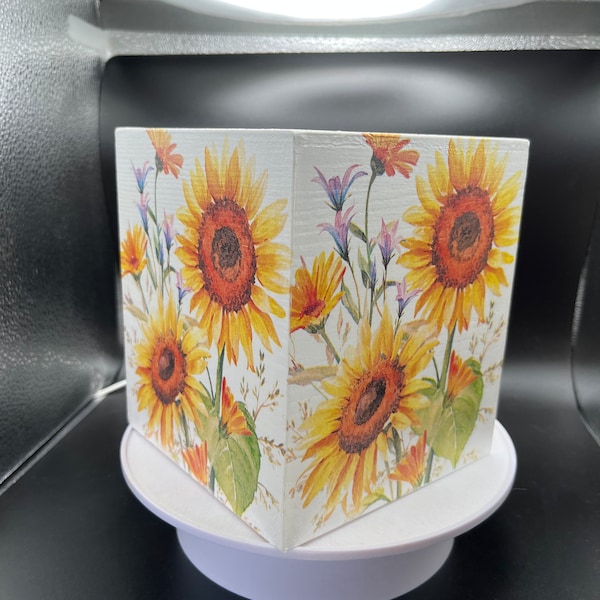 Sunflowers Tissue Box