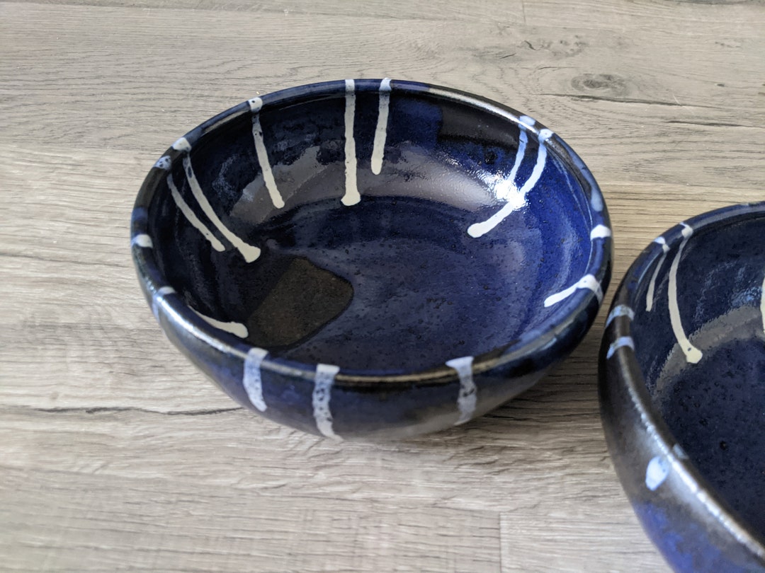 Rustic Modern Handmade Blue Cereal Bowl, Soup Bowl, Pottery Bowl ...