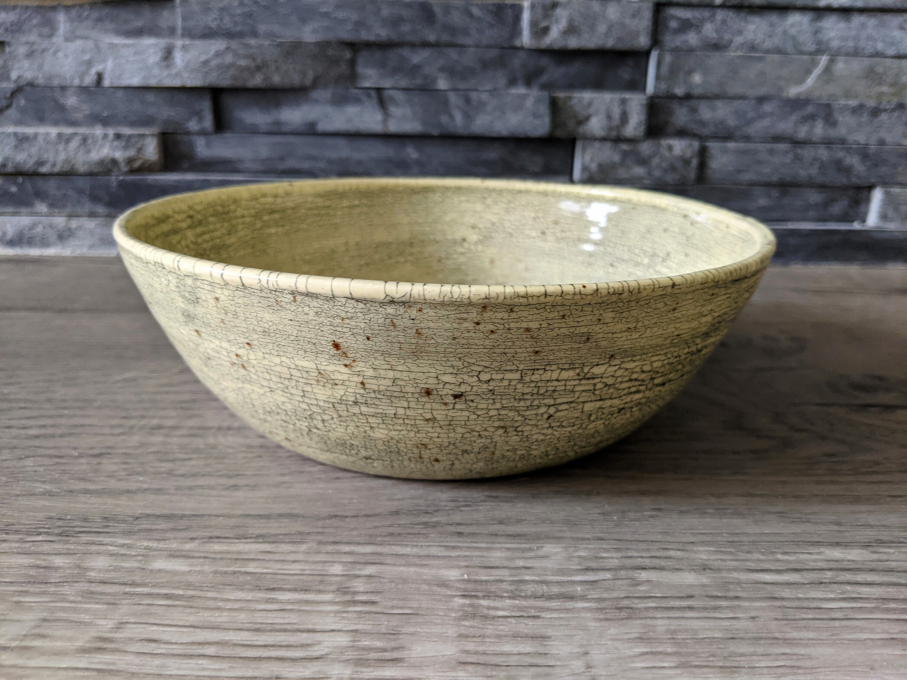 Ceramic Serving Bowl Handmade Pottery Bowl Wheel Thrown - Etsy