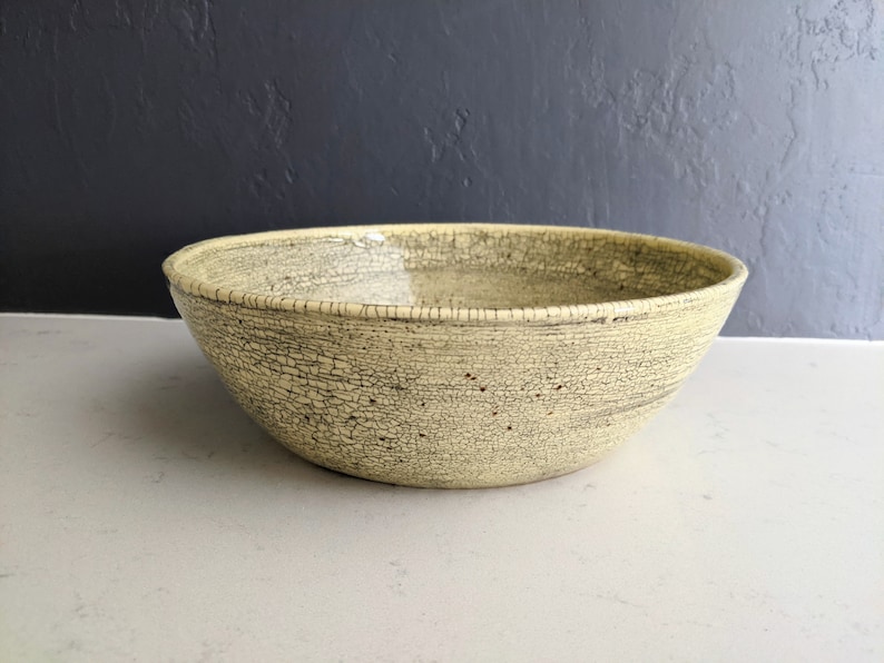 Ceramic Serving Bowl Handmade Pottery Bowl Wheel Thrown - Etsy