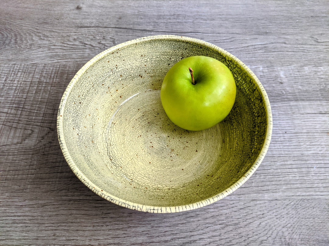 Ceramic Serving Bowl, Handmade Pottery Bowl, Wheel Thrown Bowl ...