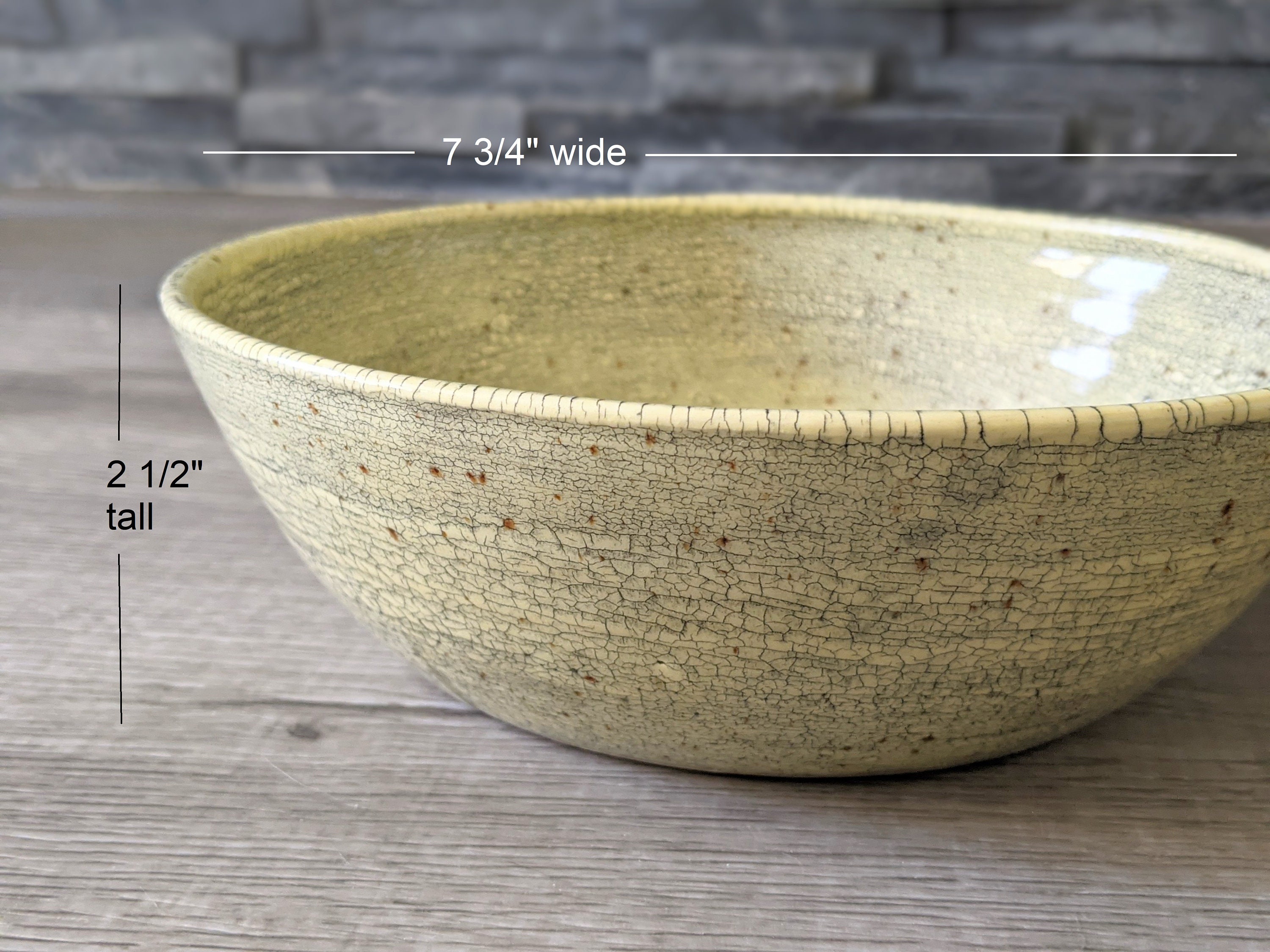 Ceramic Serving Bowl Handmade Pottery Bowl Wheel Thrown - Etsy