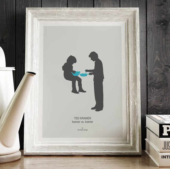 Kramer Vs Kramer Minimalist Movie Poster Dustin Hoffman Etsy