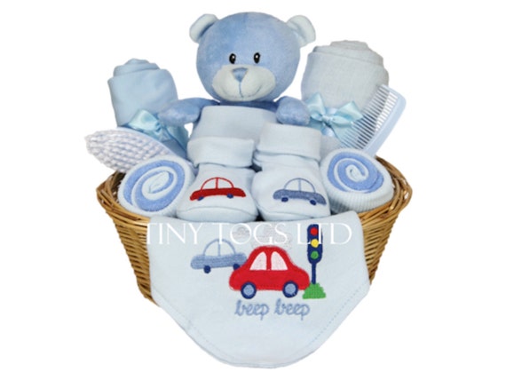 newborn baby boy gift basket