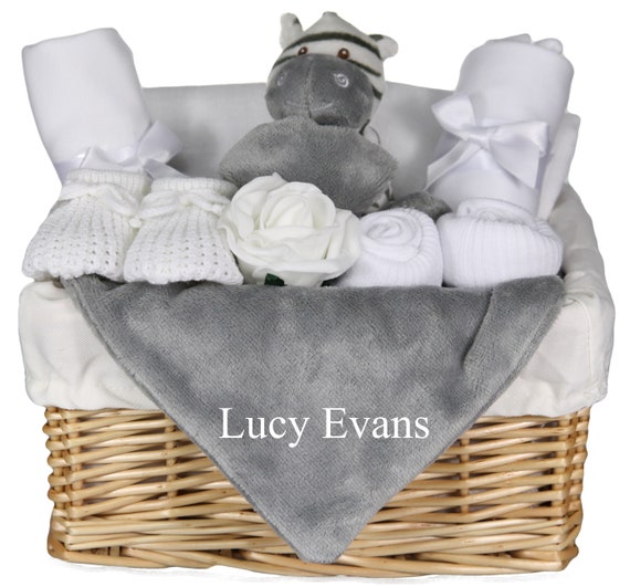 personalised baby basket