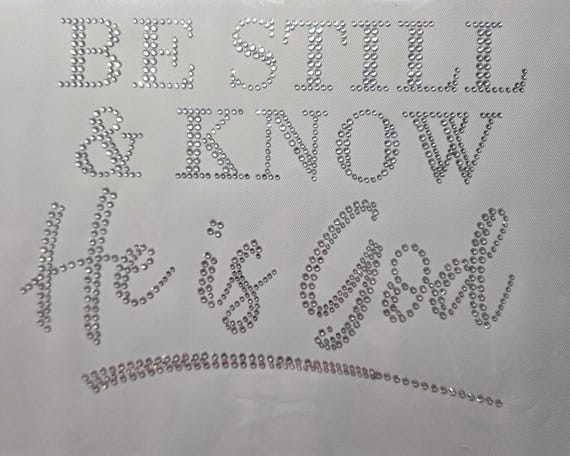 Blessed Rhinestone Iron-On Transfer: DIY T-Shirt Bling