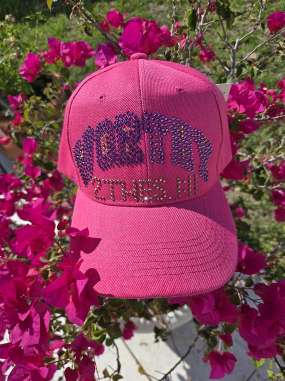 Rhinestone Believe Hat: Christian Faith Gift