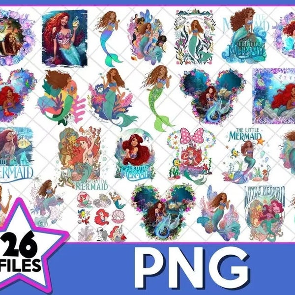 26 files Little Mermaid Ariel Live Action Png, Ariel Princess Black Queen Png, The Little Mermaid Black Mermaid Princess Png, Little Mermaid