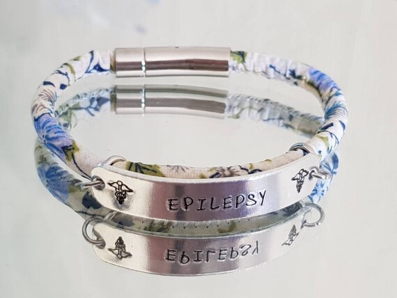 fabric medical alert bracelet