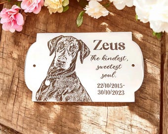 Custom Engraved Stainless Steel Plaque for Bench| Memorial| 12x8cm, 10x6cm or 8x3cm|  Personalized Design| Memorial|Gate| Door |304 Steel
