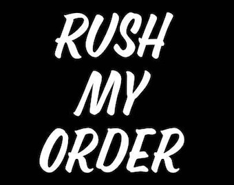 Rush My Order