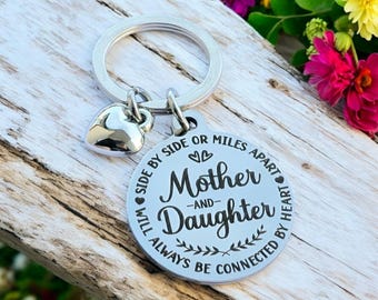 Mother, Daughter or father gift -keyring,  the back can be personalised. SPECIAL OFFER