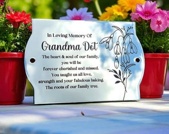 Personalised Stainless Steel Plaque.  Bench / memorial / gate / door plaque with custom engraved design. 12x8cm, 10x6cm or 8x3cm. 304 Steel.