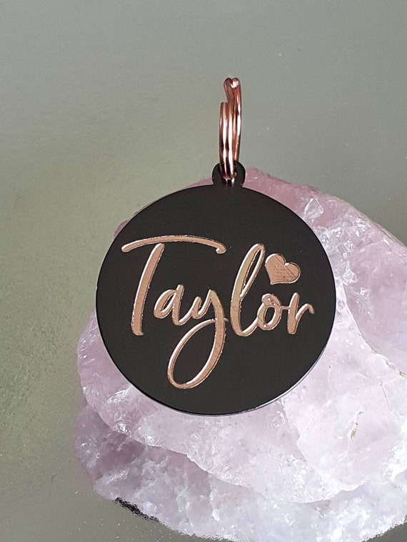 Stylish Pet ID tag, great for cats, dogs, 3 sizes