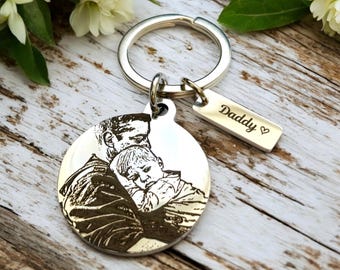 Actual photo keyring, Children, family gift for mum, dad, any member of the family.
