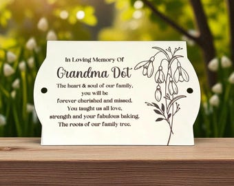 Personalised Stainless Steel Plaque.  Bench / memorial / gate / door plaque with custom engraved design. 12x8cm, 10x6cm or 8x3cm. 304 Steel.