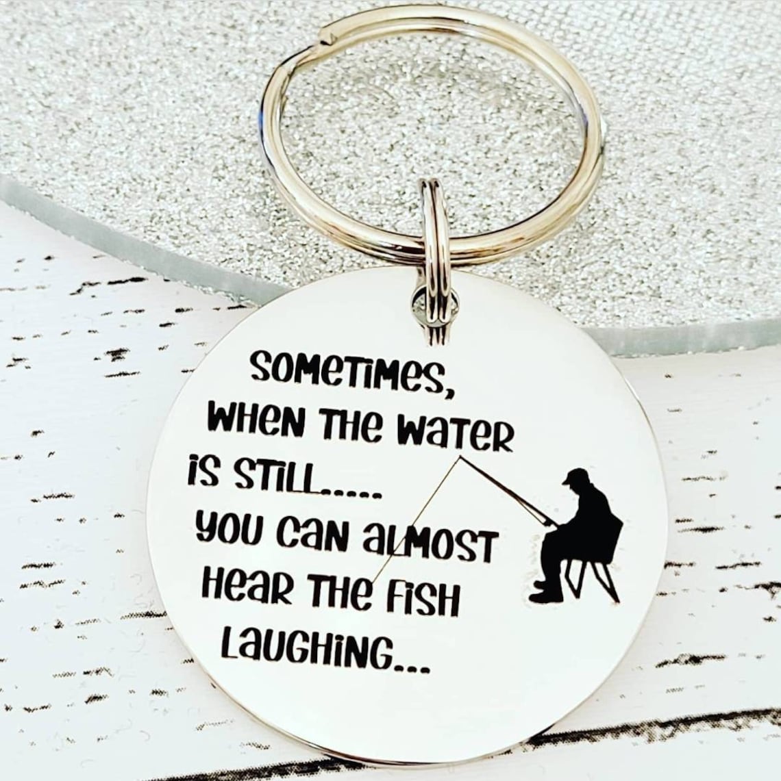 Fishing keyring 