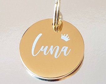 Pet tags laser engraved,  stainless steel available in rose gold,  silver and gold
