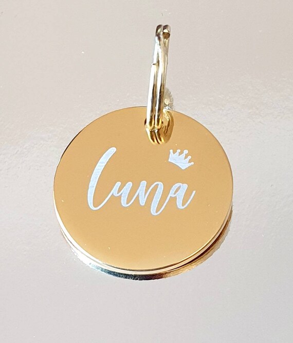 Pet tags laser engraved,  stainless steel available in rose gold,  silver and gold