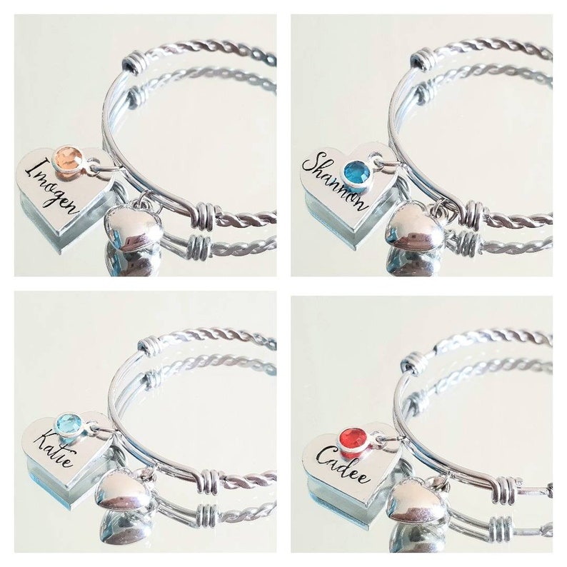 personalised childrens bangle