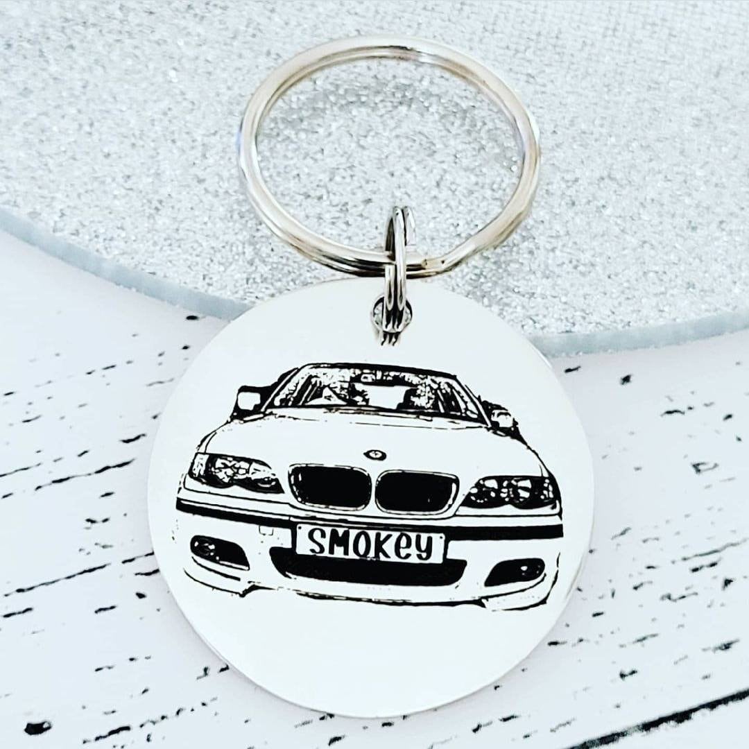 Auto-Schlüssel, BMW 5er Serie, Schlüsselanhänger, Firmenwagen