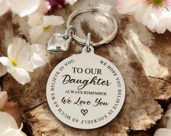Daughter/Son keyring,  the back can be personalised.