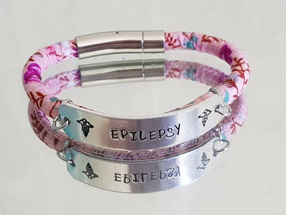 fabric medical alert bracelet