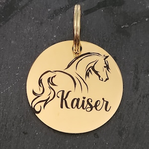 Bridle, Saddle and Headcollar tags, safety for if you fall off your horse. Personalised with your own text.