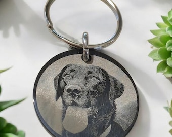 Actual photo keyring, from any photo. DOG, CAT, HUMANS
