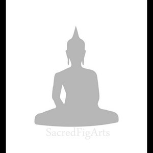 Buddha Bambu Tryckset, Minimalistisk Meditation Konst (PDF Ladda ner) bild 3