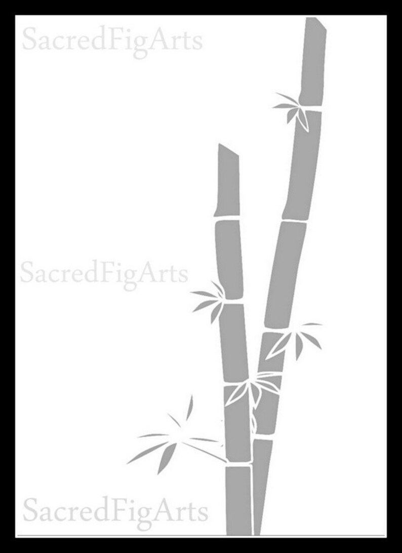 Buddha Bambu Tryckset, Minimalistisk Meditation Konst (PDF Ladda ner) bild 4