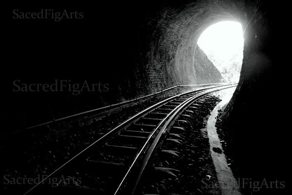 Hedendaags Zwart-wit fotografie kunst india trein spoor print grote | Etsy CI-51