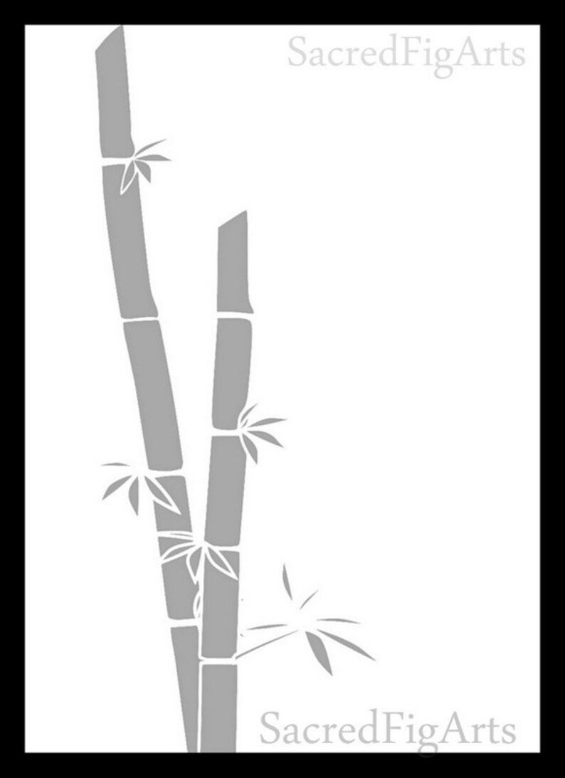 Buddha Bambu Tryckset, Minimalistisk Meditation Konst (PDF Ladda ner) bild 2