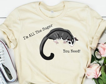Sugar Glider T-Shirt: Gliding Possum Gift