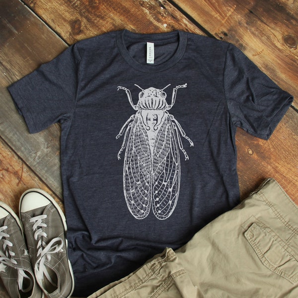 Cicada Insect, Insect Shirt, Giant Cicada, Vintage Cicada, Cicadidae, Cicada Gift, Cicada, Entomologist, Flying Insect, Cicada Shirt