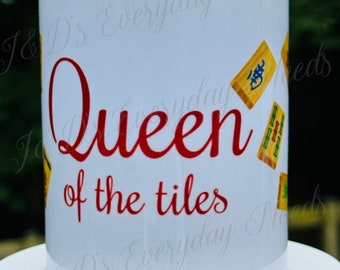 Mahjong Queen Mug: Ladies Night Game Gift