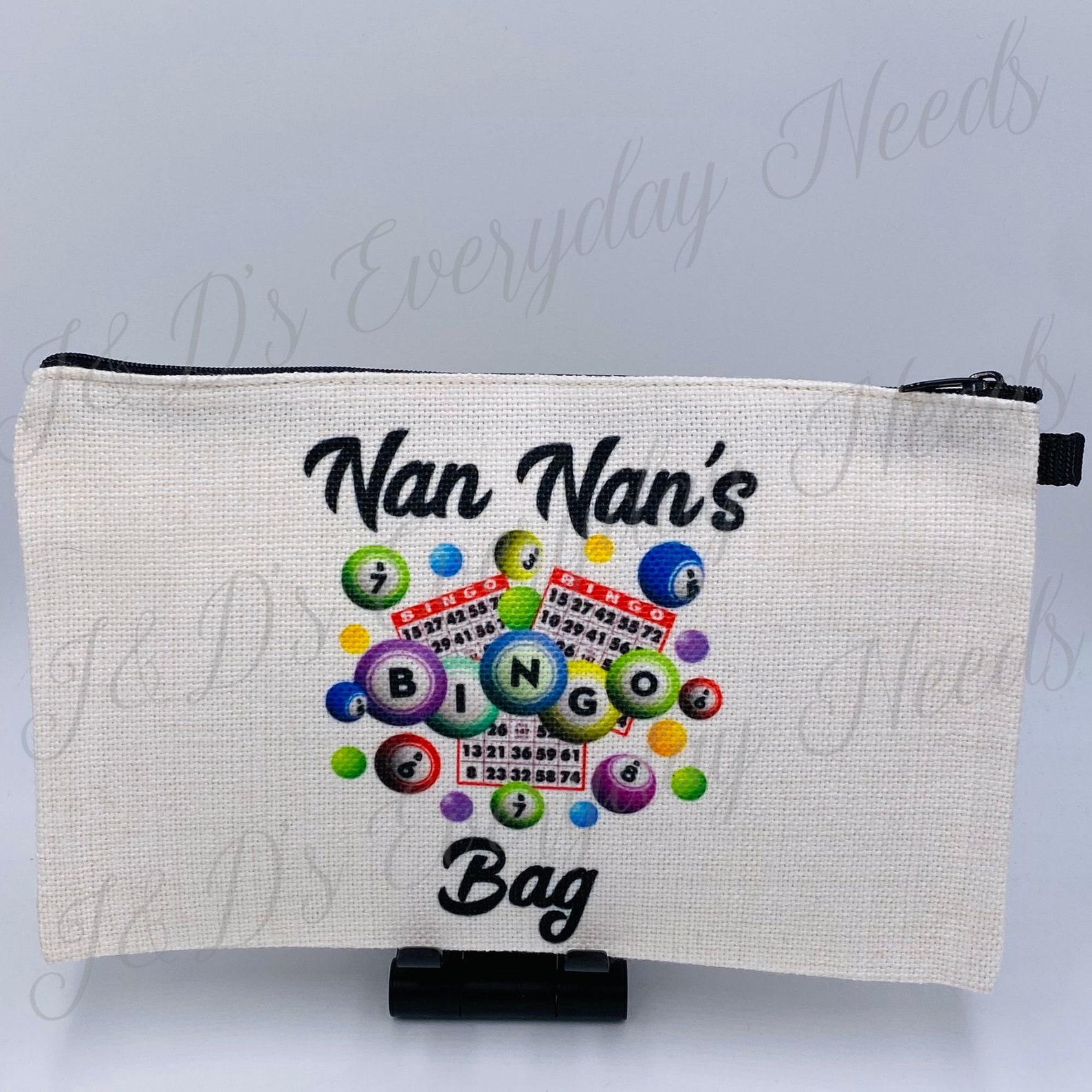 Custom Bingo Bag Bingo Bag Lotto Bag Personalized Bingo Bag Bingo Pouch