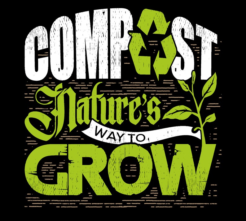 Compost Nature's Way To Grow Gardening T-Shirt image 9