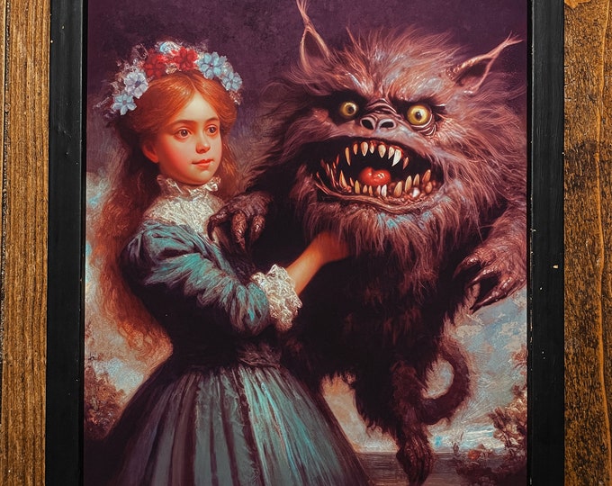Mr Fluffers, Art Print