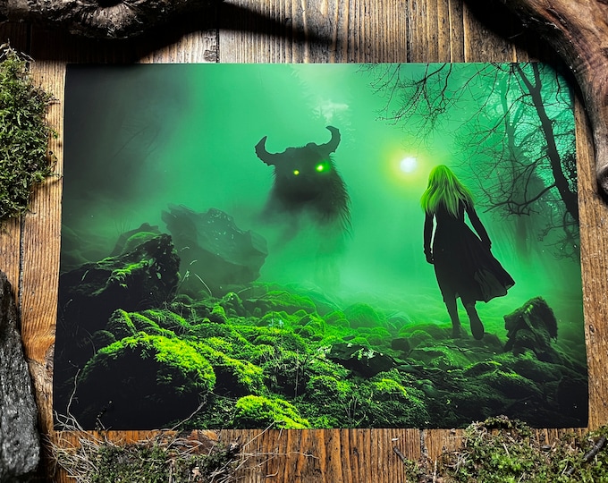 MossTroll Art Print