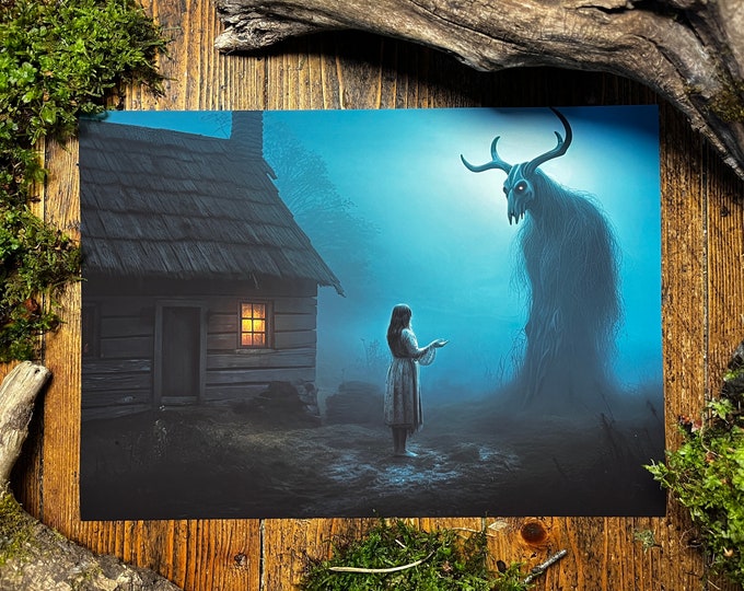 A Visitor from the Forest Art Print